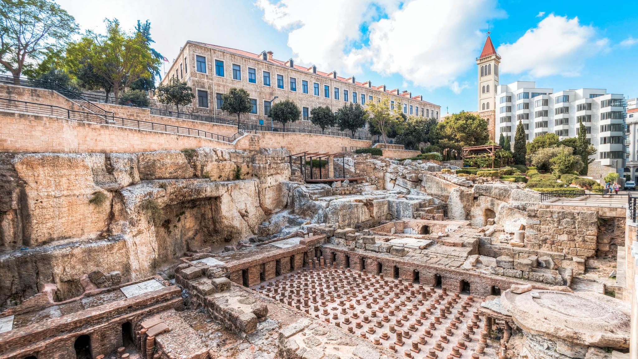 الحمامات الرومانية في بيروت