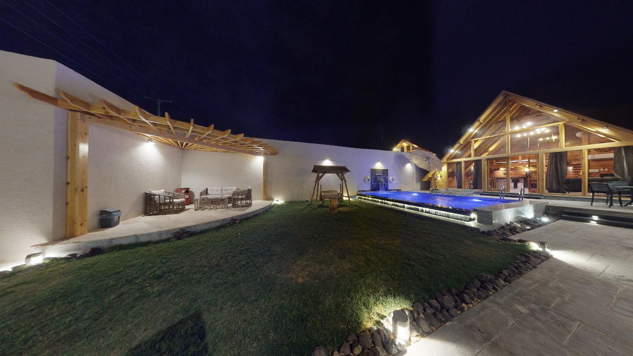 Comfy Chalet with Grass Lawn | 663