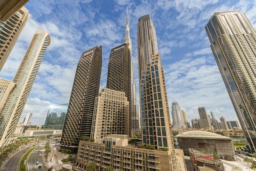 ميزون بريفيه - شقة رائعة بإطلالات على برج خليفة وعلى النافورة في منطقة دار الأوبرا منظر من الجو
