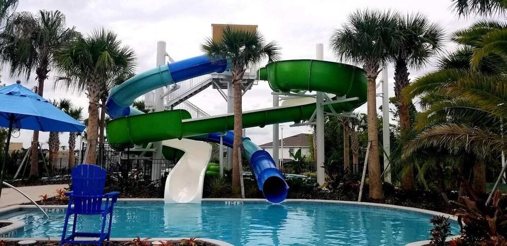 Windsor Island 5br Villa W/private Pool Spa Disney Waterslide