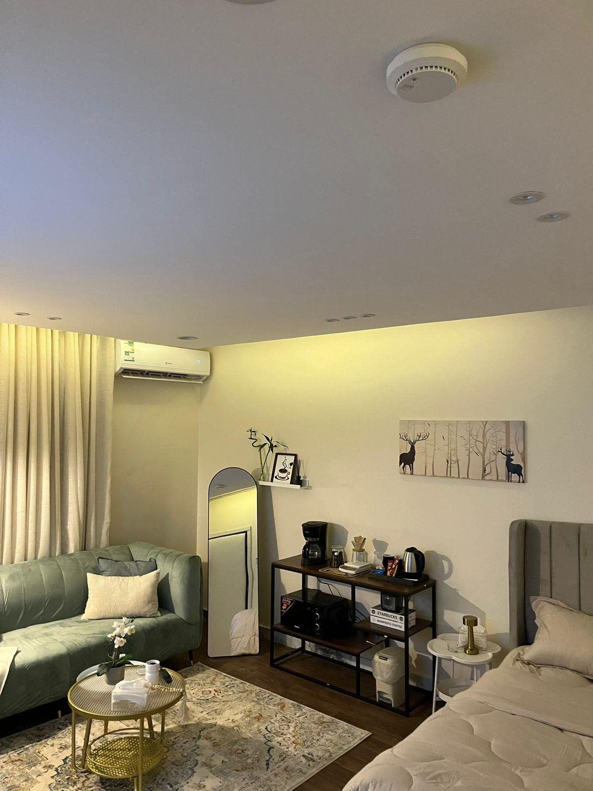 Elegant Studio with Comfortable and Simple Furniture | 5737 Bedroom