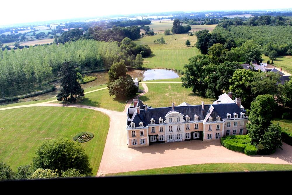 Château des Briottières Aerial View