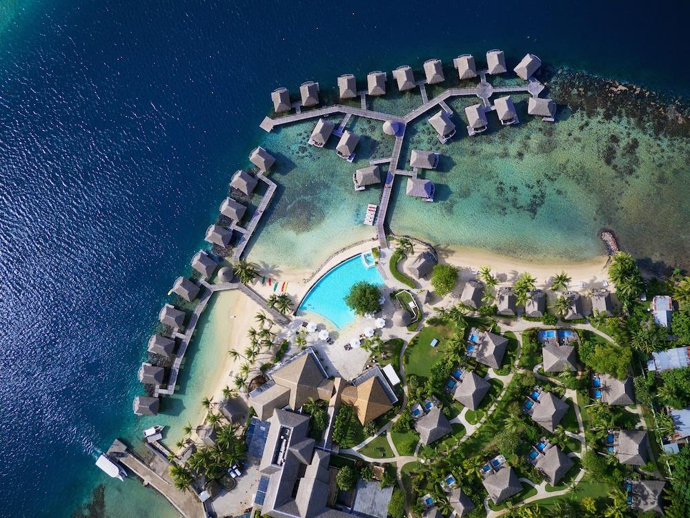 Manava Beach Resort & Spa Moorea Aerial View