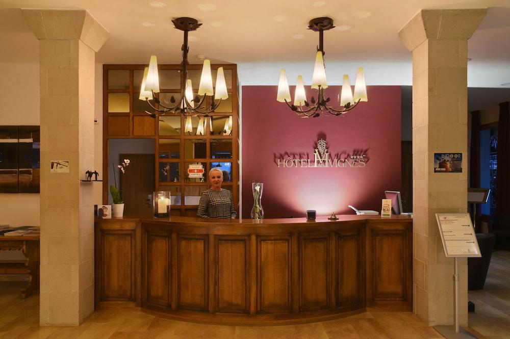 Hôtel des Vignes Reception