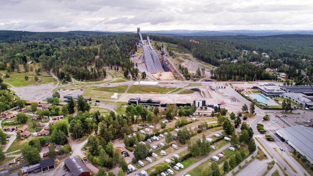 First Camp Lugnet Falun Aerial View