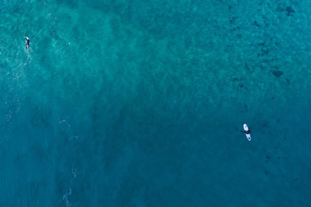 Unstad Arctic Surf Aerial View