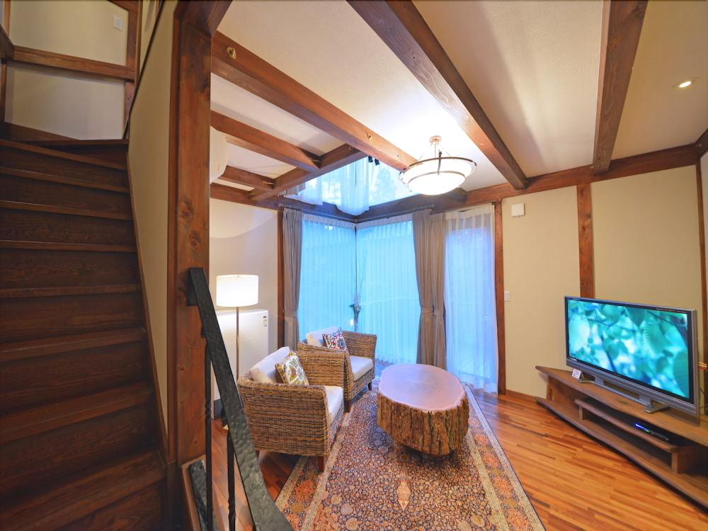 One More Time Heart Living Area