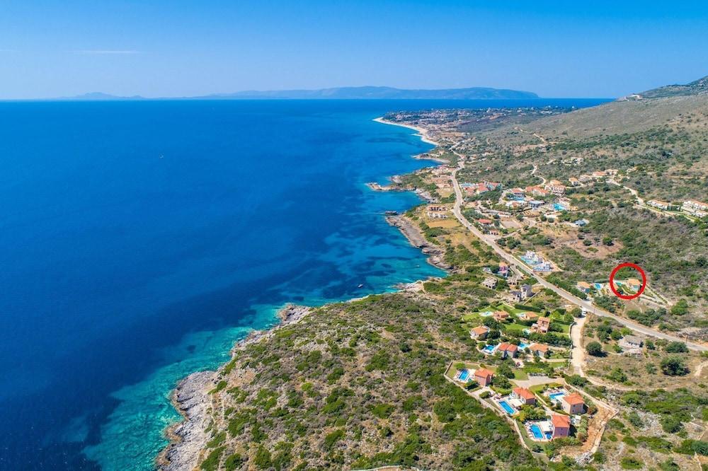 Skala Villa Green Large Private Pool Walk to Beach Sea Views A C Wifi - 2825 Room