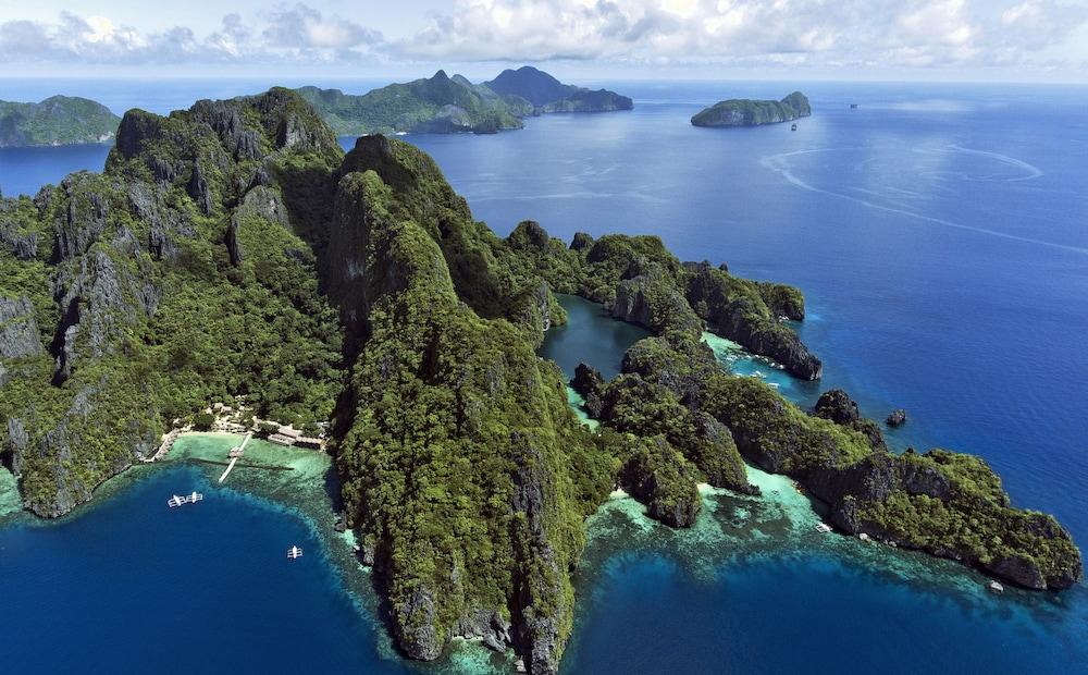 Miniloc Island Resort Aerial View