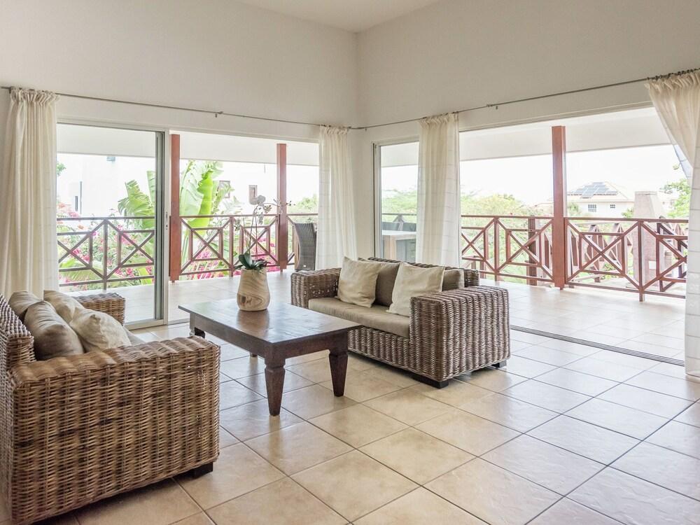 Modern Villa in Jan Thiel Curacao With Private Pool Living Room