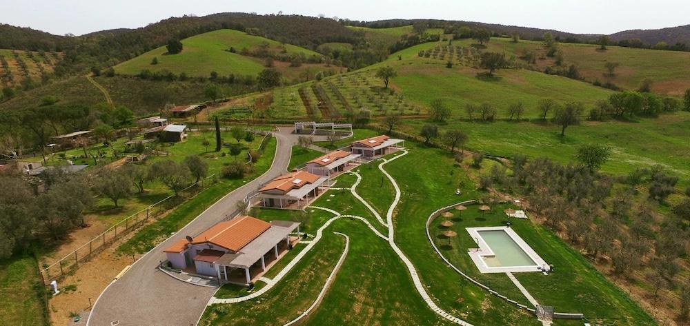 Podere n° 8 in Maremma Aerial View