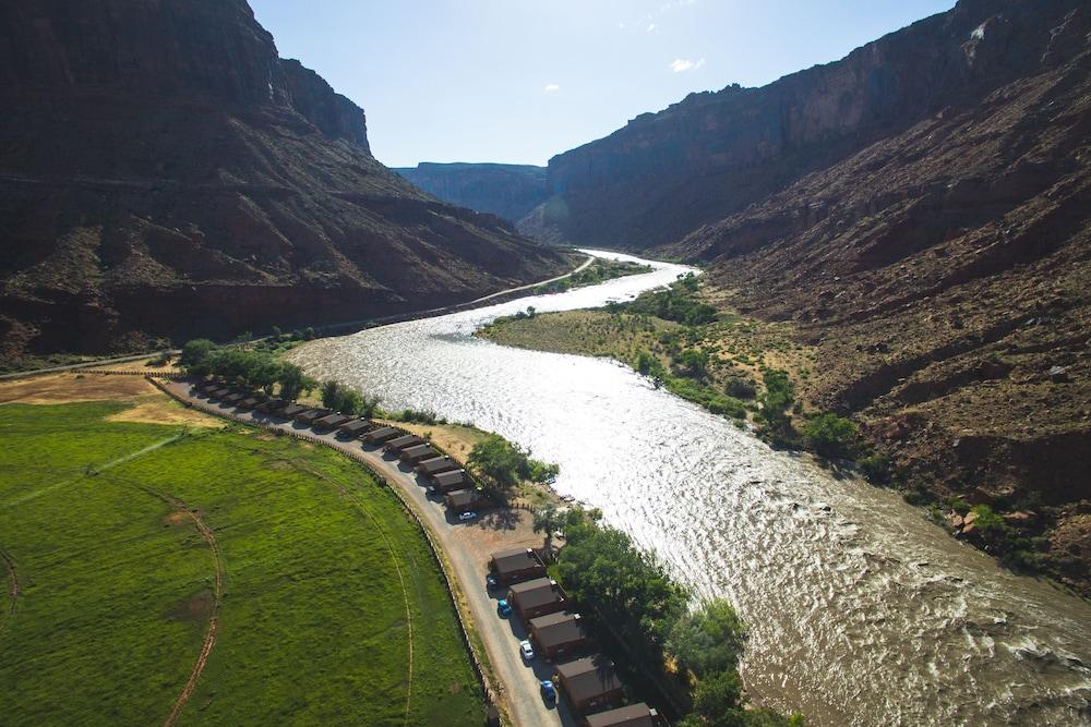 Red Cliffs Lodge Moab Aerial View