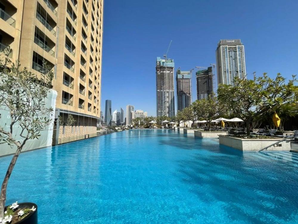 فاشون أفينو - مساكن دبي مول ريزيدنسز - شقة فاخرة مكوّنة من غرفة نوم واحدة حمام سباحة لا متناهي