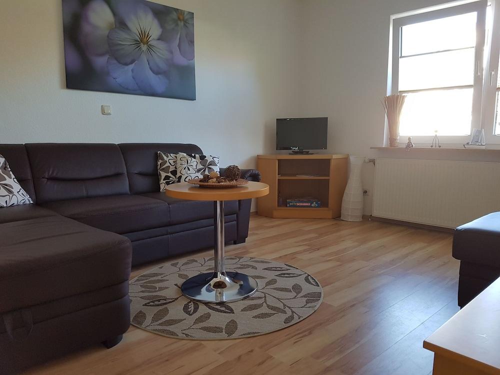 Serene Apartment in Falkenstein near Farm & Museum Living Room