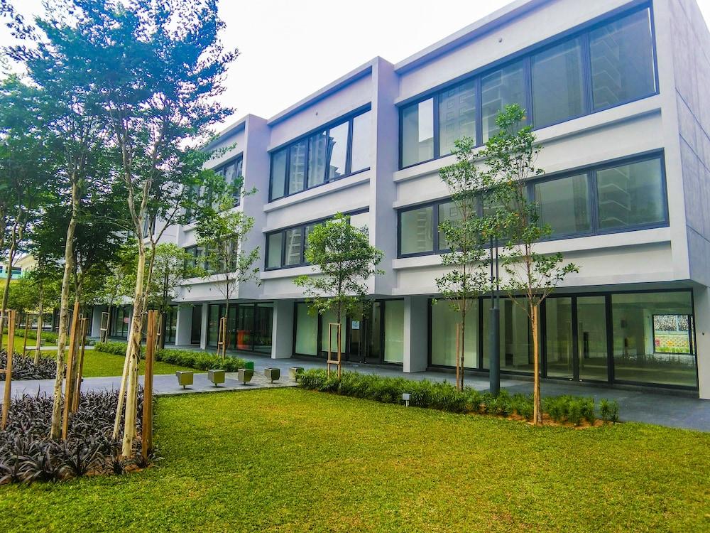 The Hub Service Apartment Exterior detail
