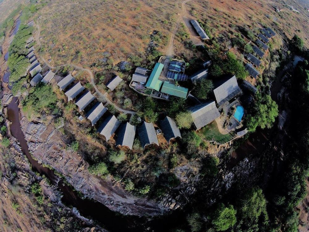 Man Eaters Lodge Aerial View