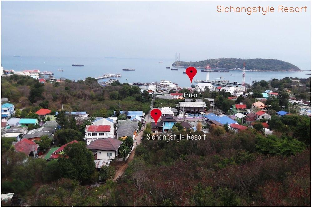 Sichang Style Resort Aerial View