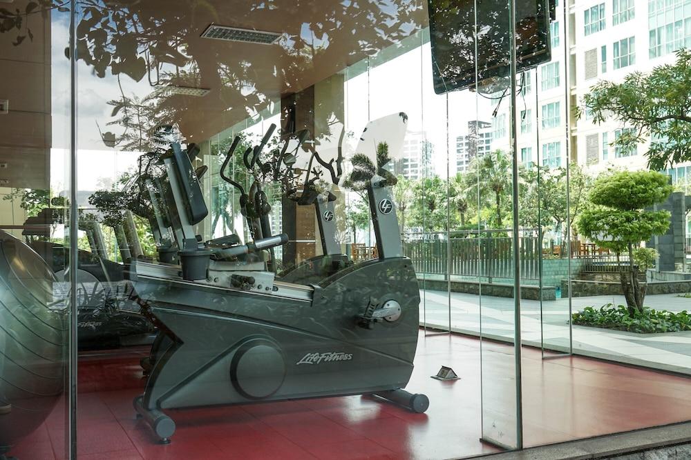 إكسكلوسيف آند مودرن  بد روم انداريا هايتس أبارتمنت مرفق اللياقة البدنية