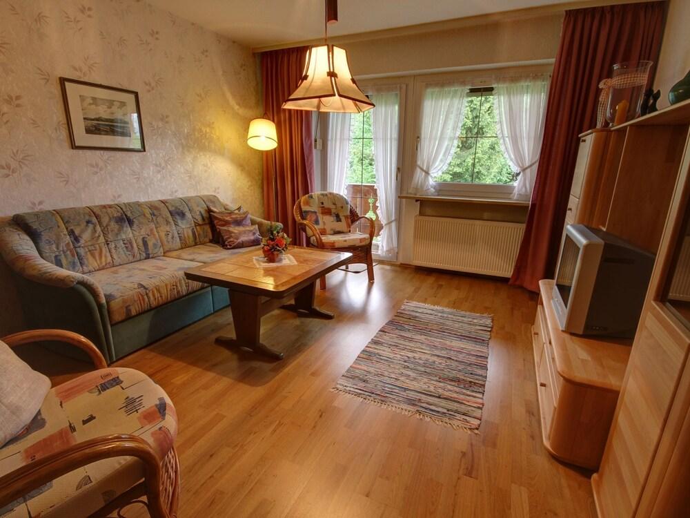 Apartment Located in Inzell Offering a Beautiful View Living Room