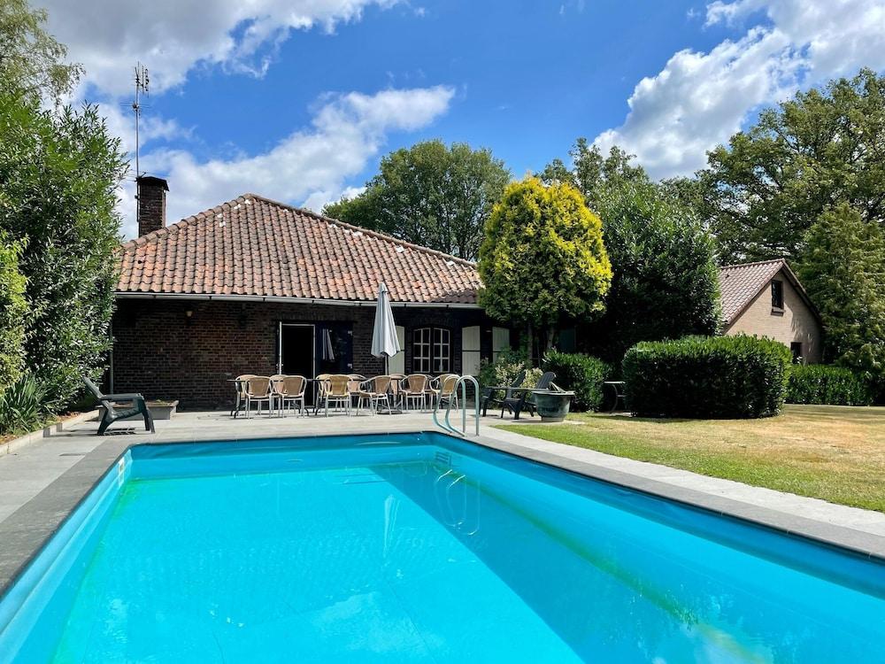 Magnificent Farmhouse in Sint Joost With Private Pool - Exterior