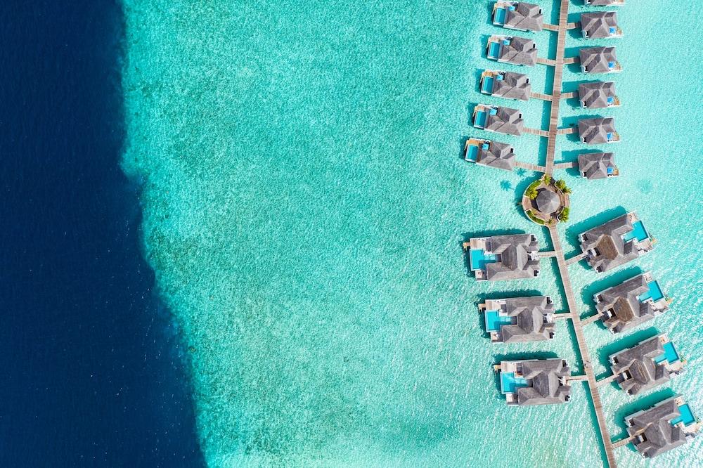 Finolhu Baa Atoll Maldives - Aerial View