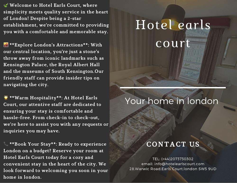 Hotel Earls Court - Reception