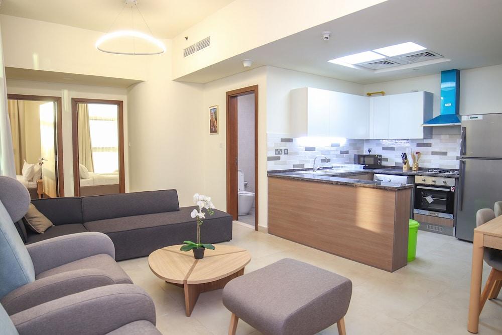 2 Bedroom Apartment- Azizi Plaza - Living Area