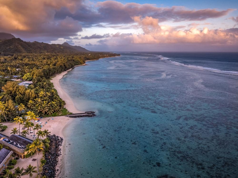 Sanctuary Rarotonga-On the beach - Adults Only - Aerial View