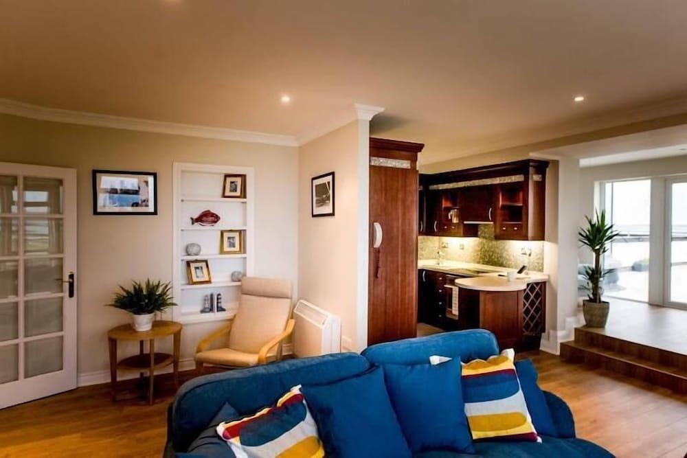 Galway Luxury Seaview Apartments - Living Area