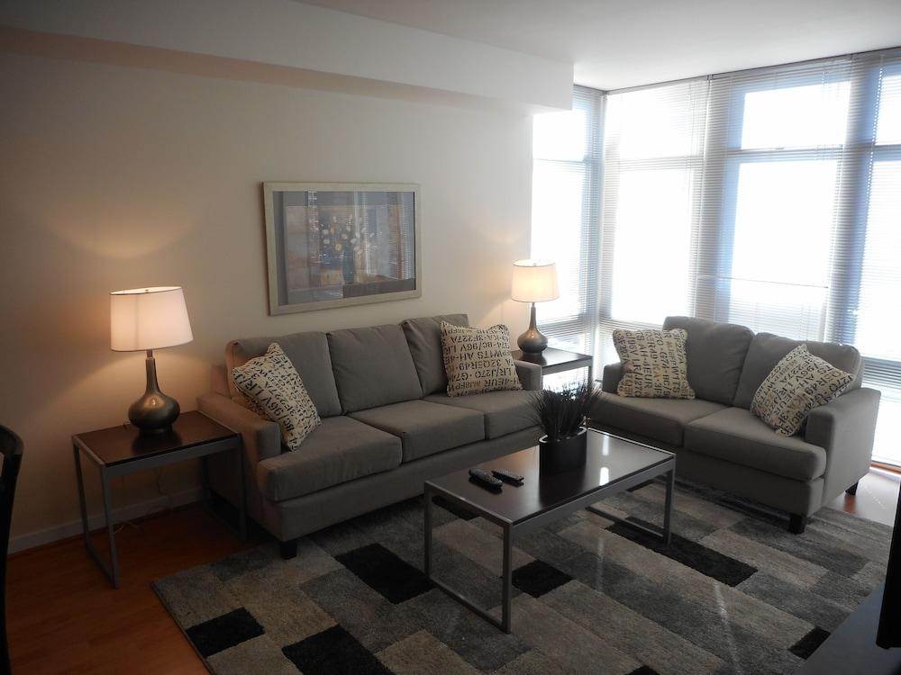 Weichert Suites at Wisconsin Place - Living Area