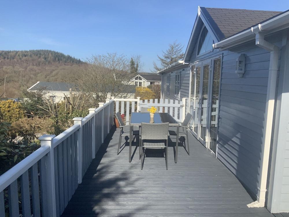 Holly Blue - Cosy Wooden Lodge, Kippford - Property Grounds