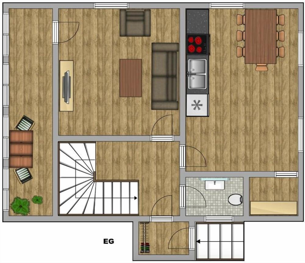 Alpenschloss - Floor plan