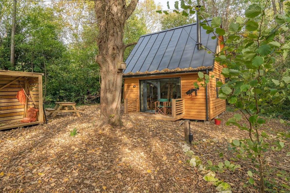 Alfriston Woodland Cabins - Foxes Hollow-hot Tub - Exterior