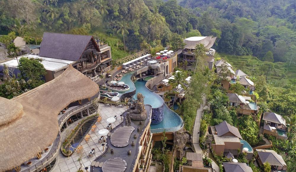 The Kayon Jungle Resort - Aerial View