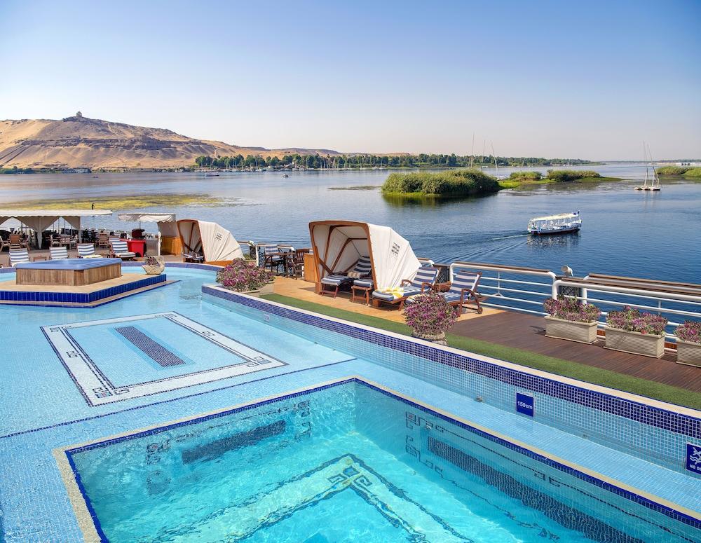 MS Sonesta St George Nile Cruise - Aswan Luxor 3 Nights Friday - Outdoor Pool