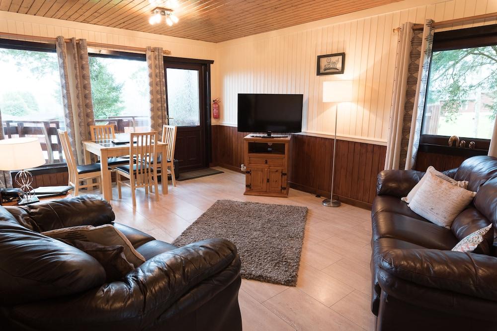 Birch Lodge 23 With Hot Tub, Newton Stewart - Living Room