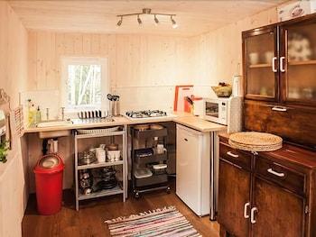 The Rowan Yurt - In-Room Kitchen