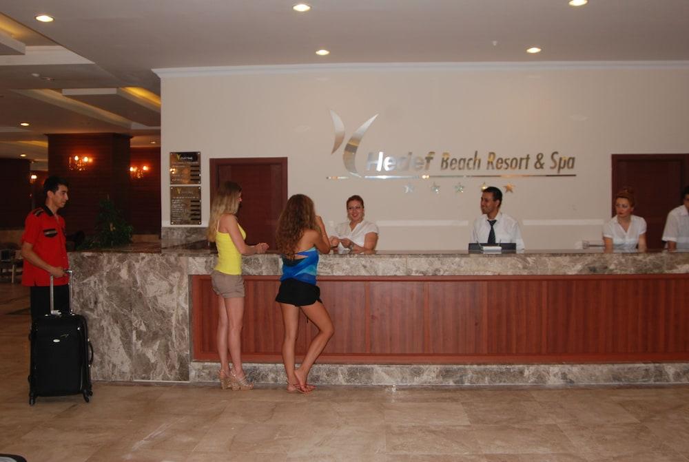 Hedef Beach Resort & Spa Hotel - All Inclusive - Reception